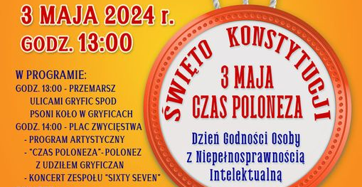 Dzień Godności Osób z Niepełnosprawnością Intelektualną połączony z Dniem Konstytucji 3 Maja - 