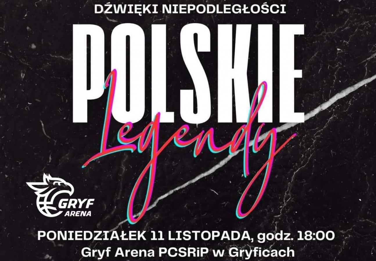 Koncert „Dźwięki Niepodległości – Polskie Legendy” w hali Gryf Arena w Gryficach