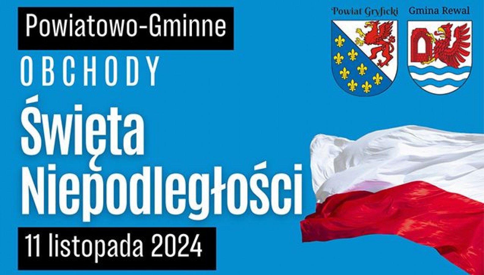 Powiatowo-Gminne obchody Święta Niepodległości w Rewalu