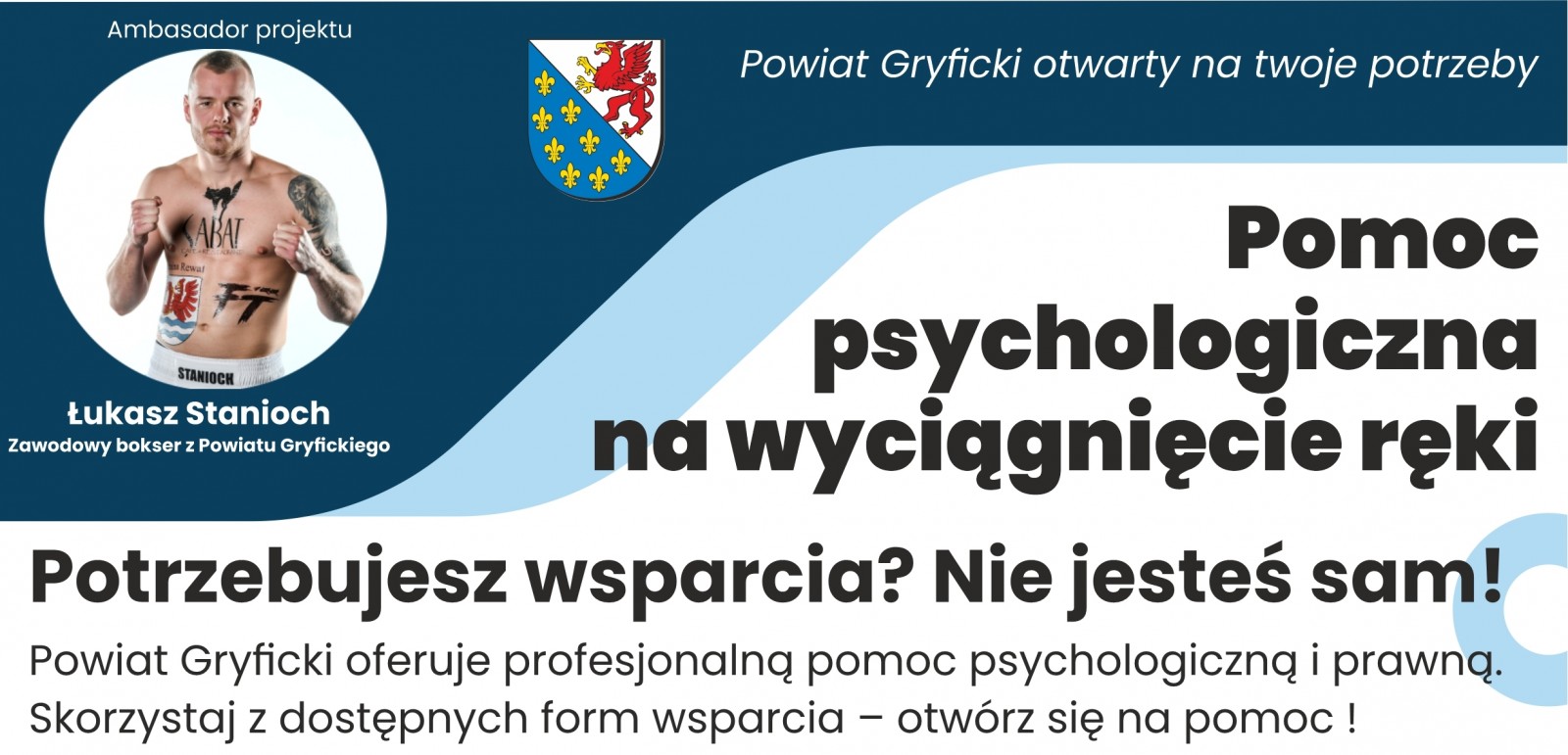 Powiat Gryficki otwarty na twoje potrzeby: pomoc psychologiczna na wyciągnięcie ręki